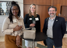 President TJ with other members at the Board Retreat